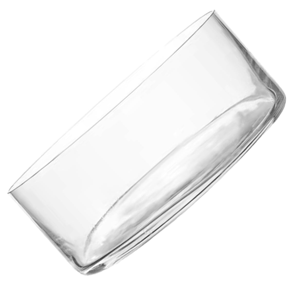 VALICLUD Jarrón Transparente Redondo para Terrario y Acuario, Alta, Resistente, Adecuado como Adorno de Escritorio y Regalo