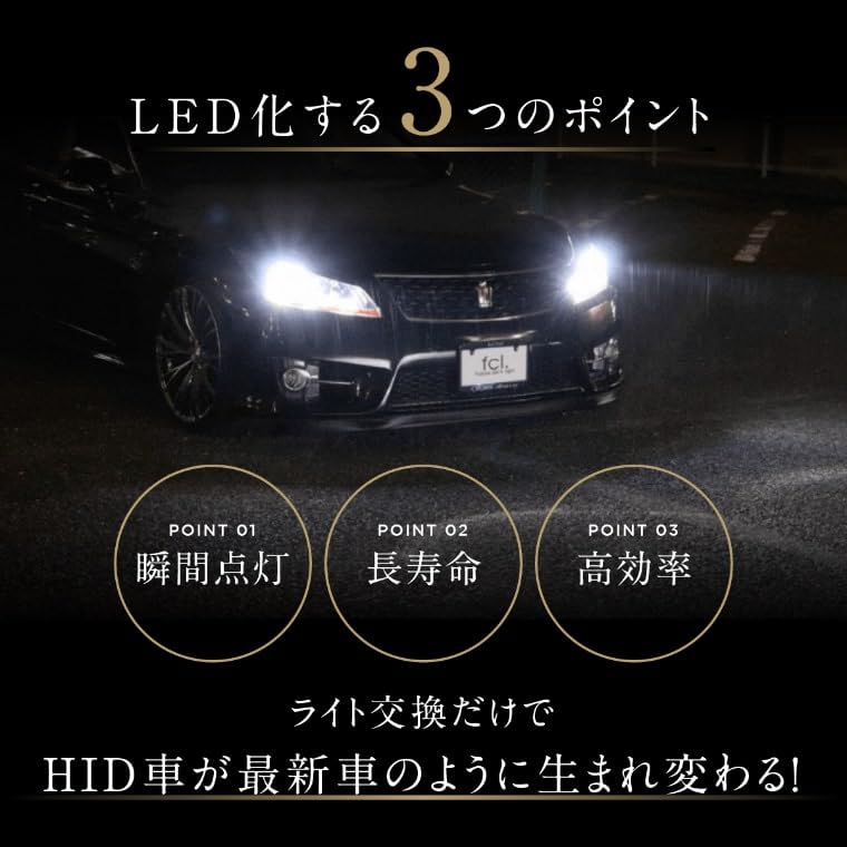 Amazon | fcl.(エフシーエル) D2R 純正HID用 LEDヘッドライト