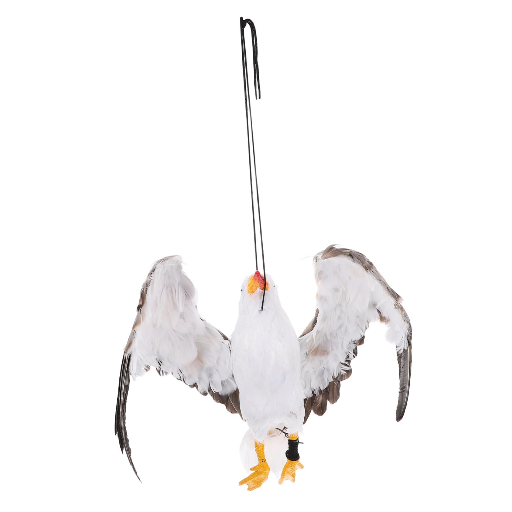 Mouette morte en materiau reel et plastique resistant deco 1:1 grand réalisme