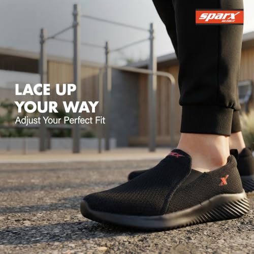 Image of SPARX Men's SX0651G Black Red Running Shoes 9 (SX0651GBKRD0009)