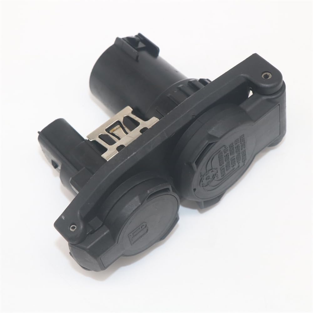 Trailer Tow Hitch Wiring Plug Receiver Connector Plug 7 Way Camera HU5T-14A624-BB HU5Z14489B for 2021-2023 Ford F-150 F-250 F-350 F-450