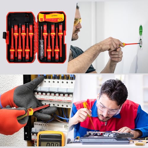 13 Pcs Insulated Screwdriver Set with Hard Case - Image 7
