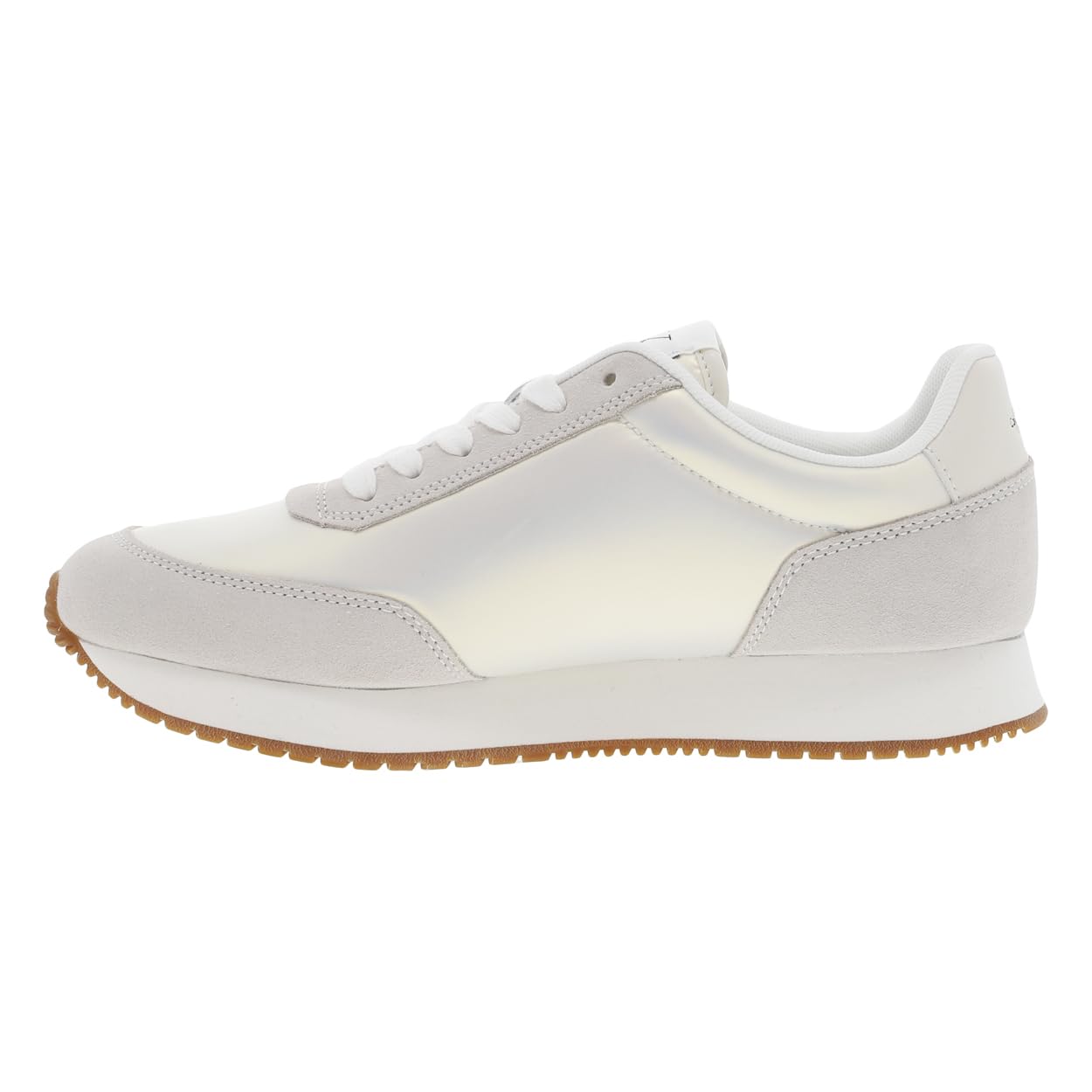 Calvin Klein Jeans Retro Runner Low Laceup NY Pearl Yw0yw01056, Zapatilla de Running Mujer