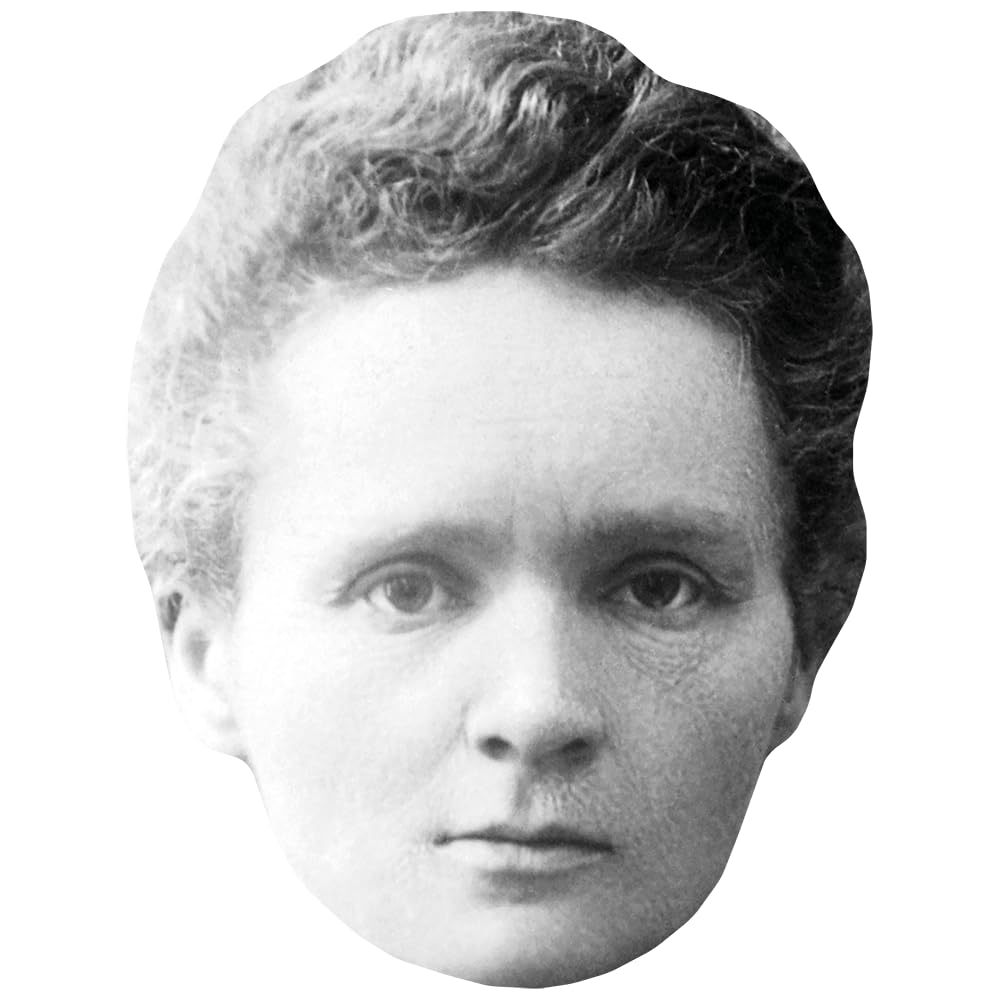 Marie Curie (Young) Celebrity Mask, Flat Card Face, Fancy Dress Mask
