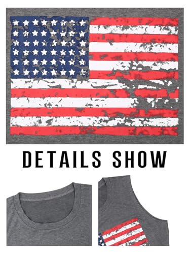 FAYALEQ American Flag Print Tank Tops Women USA Stars Stripes Patriotic T Shirt Summer Loose Vest Tees4