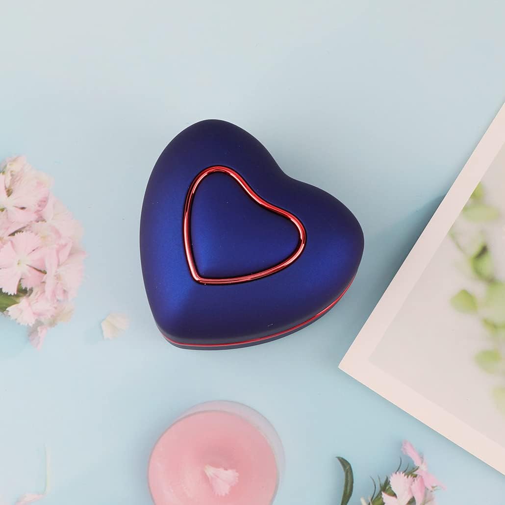 iSuperb LED Rings Boxes Jewelry Box Earrings Pendant Storage Holder Wedding Ring Box Heart Ring Boxes with Lights Jewelry Display Gift Boxes for Women (blue) - Image 5