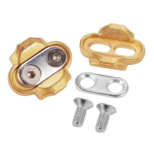 BCOATH Mountain Bike Cleat Pedal Self-Locking Cleats Copper Bike Accessories Perfect Present for Cyclists