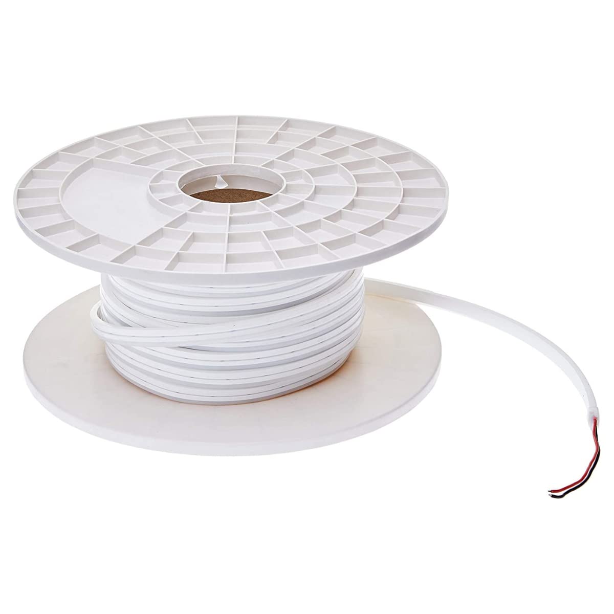 Jandei - Neón Tira Led Flexible 25 Metros, Color Blanco Frío 6000k 12V DC 6 x 12mm, corte 2,5cm, 112 Led/m SMD2835, Decoración, Formas, Rótulo, Cartel Led…