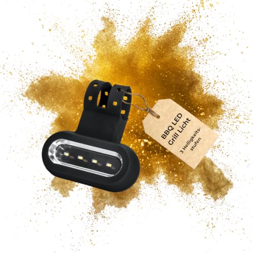 CHEF CUISINE Grill Licht LED – Grill Beleuchtung mit drei...