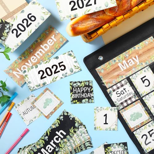 Fulmooneucalyptuscalendarpocketchartsetgreeneryclassroomdecorationbulletinboardseasonsfestivalweathercalendarpocketchartforbacktoschoolclassroomsupplies Urban Country Home Decor Fulmoon eucalyptus calendar pocket chart set greenery classroom decoration bulletin board seasons festival weather calendar pocket chart for back to school classroom supplies urban country home decor