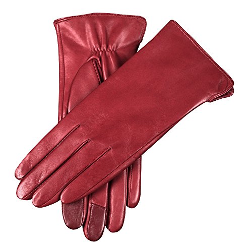Cashmere lined leather gloves