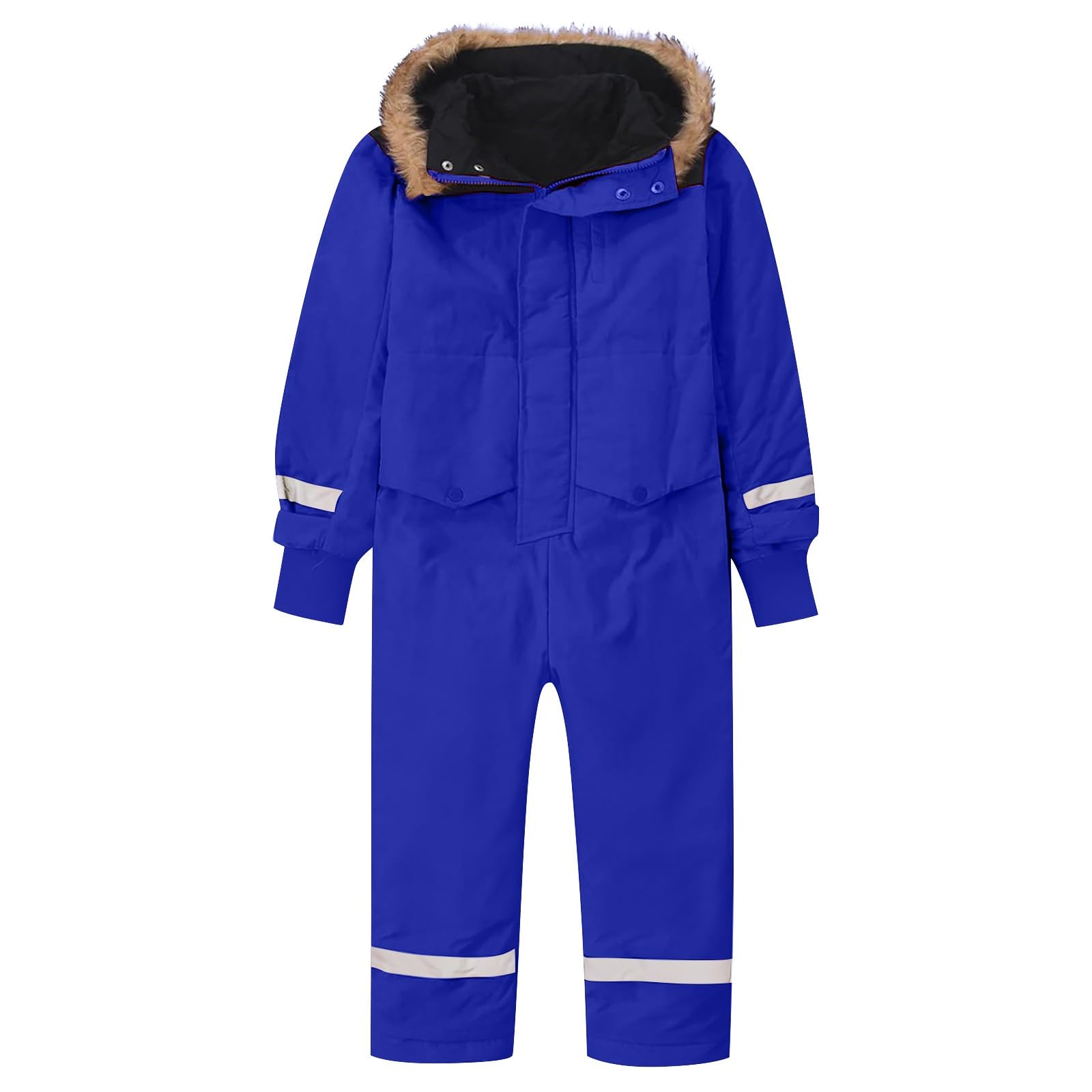 Generisch Ensemble de vêtements pour garçon de 80 cm - Combinaison de ski thermique - Combinaison d'hiver chaude - Coupe-vent - Avec capuche amovible - Combinaison de boue - Combinaison d'extérieur en