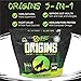 ROGUE PET SCIENCE Origins 5-in-1 Dog Supplement - Powdered Food Topper w/Natural Heirloom Pork Protein- Supports Healthy Digestion, Skin, and Coat - Helps Reduce Itching & Joint Inflammation (2 lbs)