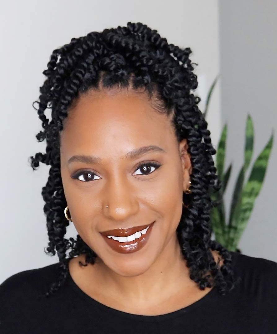 Buy 7 Packs10 Inch Pretwisted Passion Twist Crochet Hair Prelooped