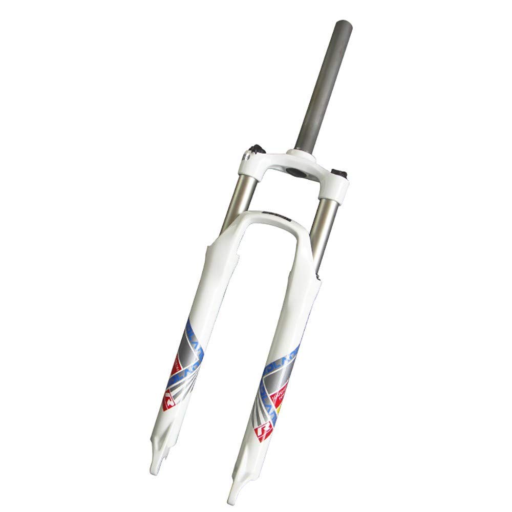 AZQOHMIS Bike Suspension Fork,26 Inches Mountain Bike Front Fork/Bicycle MTB Fork,Shoulder Control/Hydraulic Front Fork/Standpipe 28.6 * 220mm/Stroke 100mm/Open Gear 100mm/Vbrake/Discbrake Compatible
