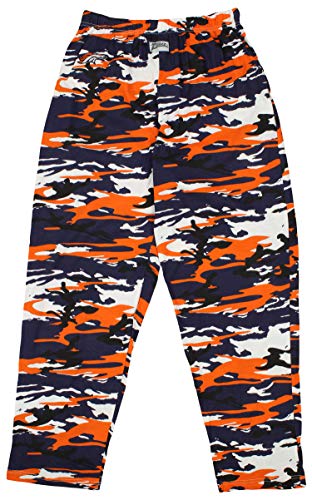 Zubaz NFL Den Bron NVY/Or Camo Pant Large