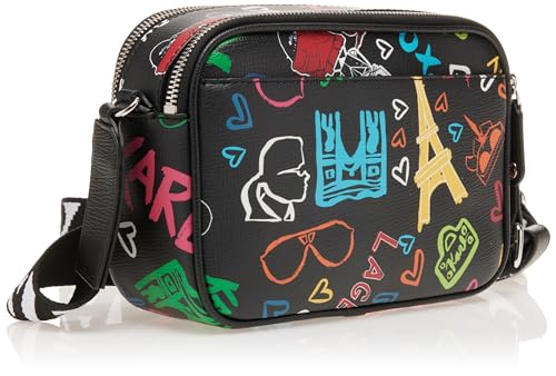 Image of KARL LAGERFELD womens Maybelle Printed Crossbody