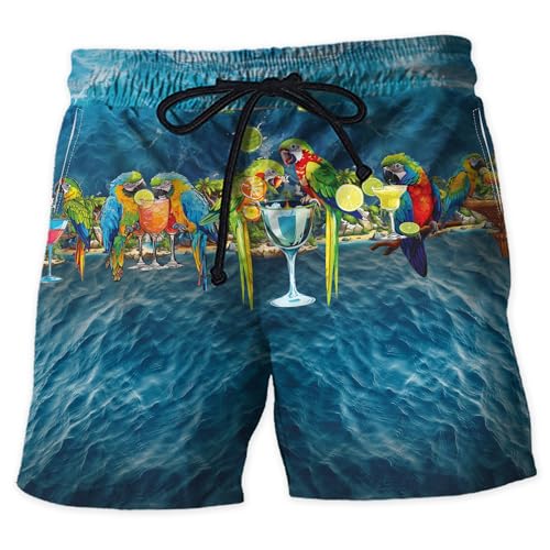 Margarita Mens Swim Trunks - Cocktail Men's Summer Quick-Dry Swim Shorts with Pockets Series 02