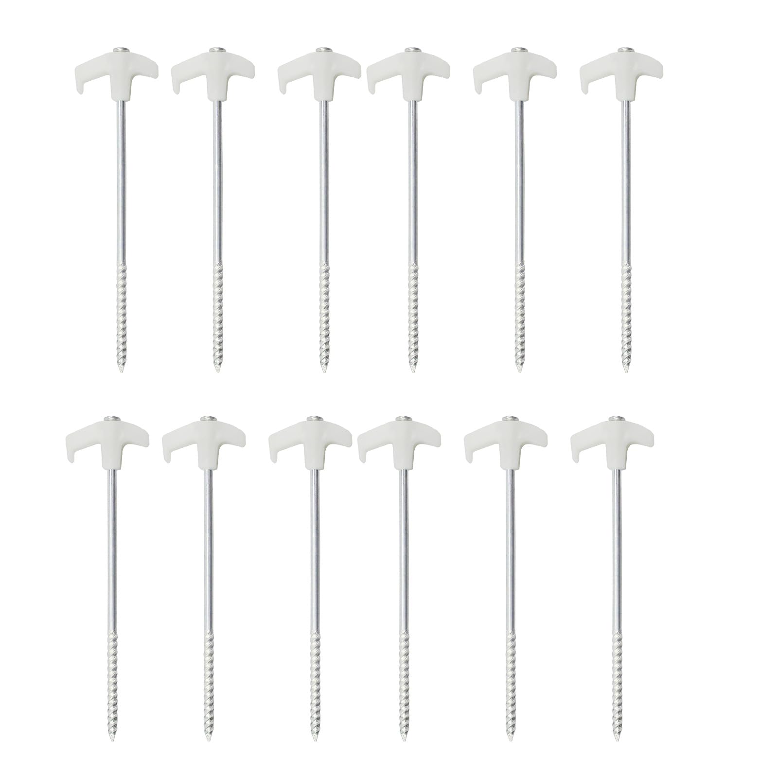 Piquets de Tente imprenables et inflexibles, auvents, Clous, pour sécuriser Le Camping, Accessoires de stabilité, 10 pièces