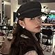 Ockyunoo Ballonmütze Damen, Fiddler-Cap, Chirmmütze für Alle Jahreszeiten, Newsboy Hut für Damen, Womens Newsboy Cap, für alle Jahreszeiten Geeignet