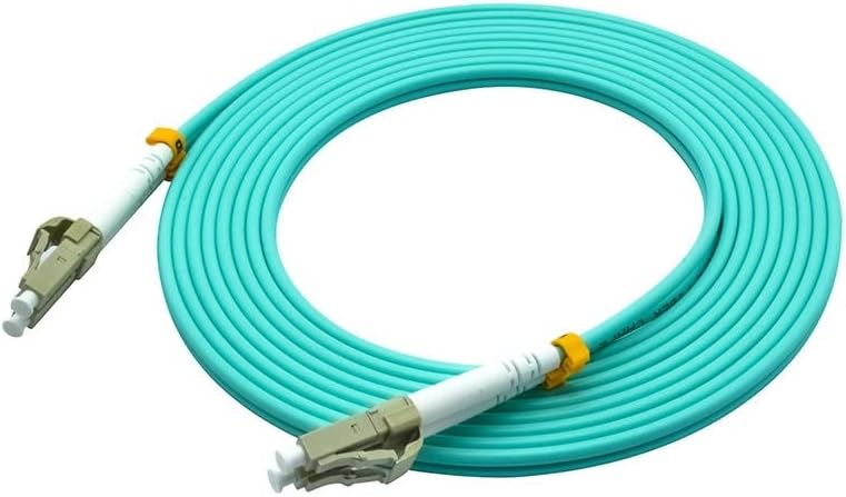 DKURVE® LC/UPC-LC/UPC OM3 Multimode 10G Fiber Patch cord Duplex MM 50/125um,PVC Jacket,3.0mm 2.0mm Fiber Optic Cable (20M)