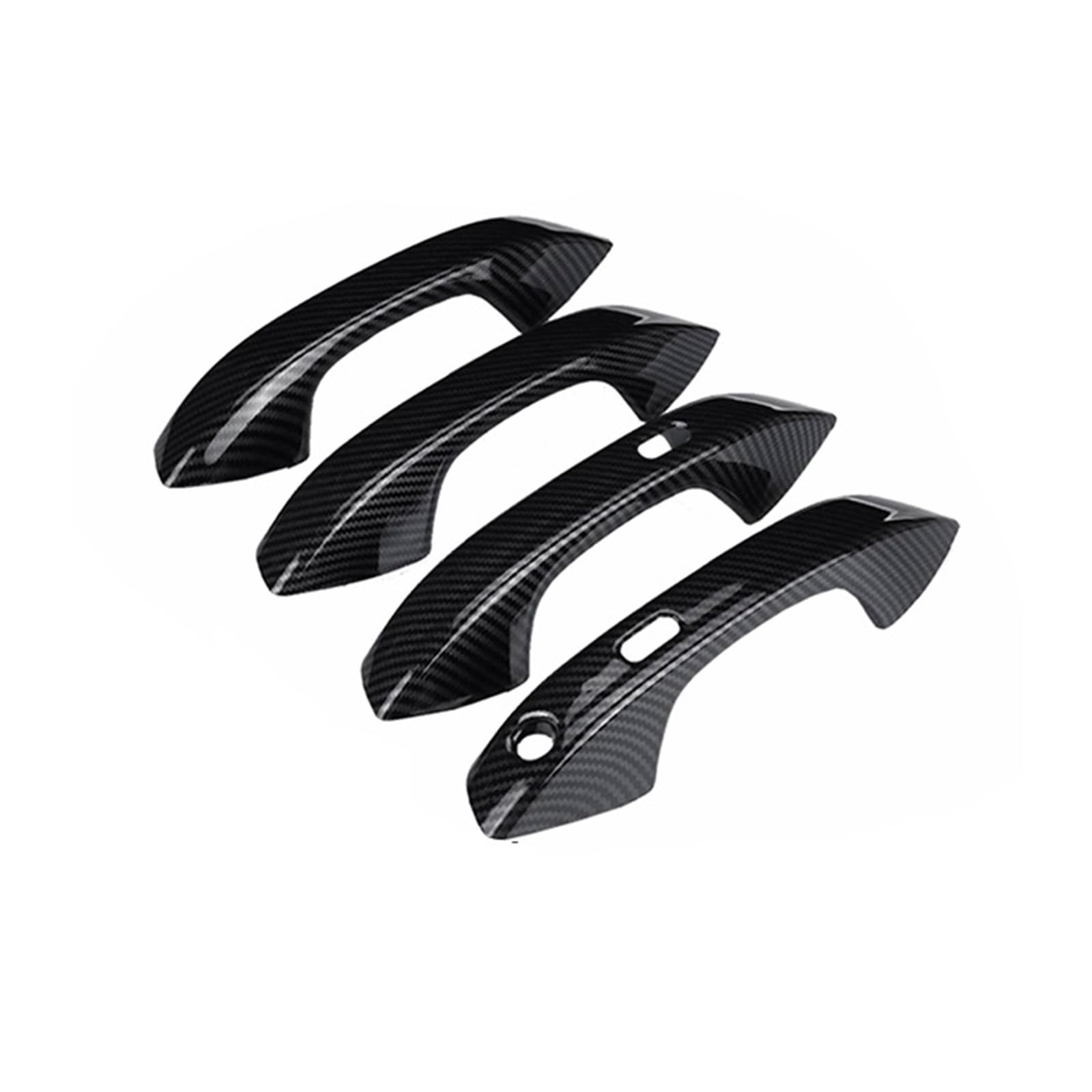 Drezzo 4Handle 2Keyless Car Exterior Door Handle For Protective For Seat For Leon For Mk4 Kl1 Kl8 2020-2022 Car External Door Handle Cover(4Handle 2Keyless)