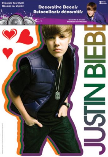 Sandylion 11-Inch by 17-Inch Justin Bieber Decal