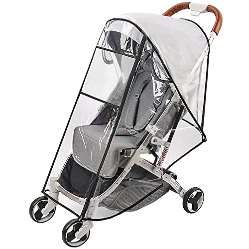 Roysmart Universal Regenschutz für Kinderwagen, Regenverdeck Regenhaube...