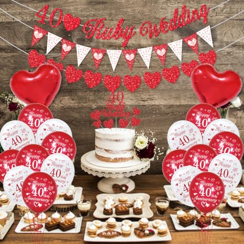 Ruby Wedding Decorations - Image 4