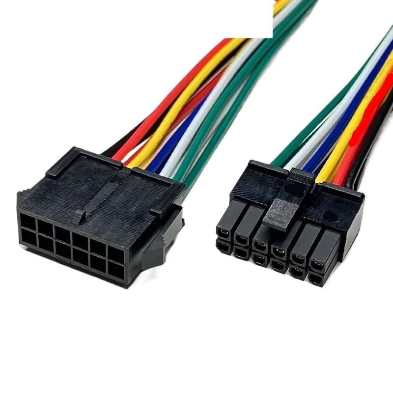 Small 5557/5559 connectors 2/4/6/8/10/12/14/16p Aerial Docking Terminal Connection Wire 15cm Electronic Harness(12p line,5 Sets)