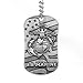 U.S. Marine Eagle Globe & Anchor Dog Tag Necklace
