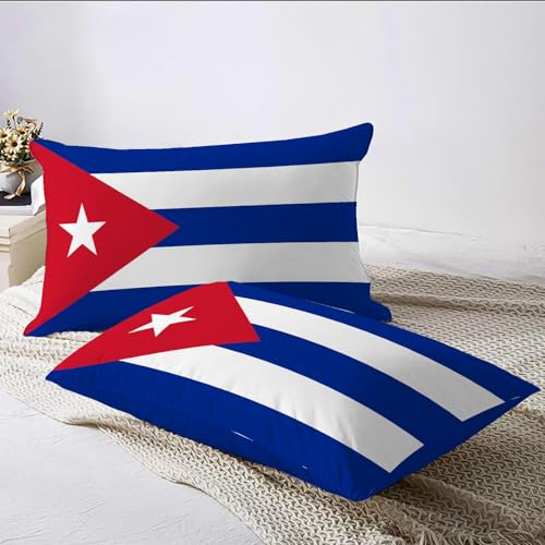 Housse de couette réversible Cuba 200x200cm en microfibre douce avec zip
