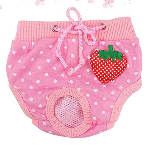 KUTKUT Adorable Reusable Washable Polka Dots Print Dog Female Diapers | Dog Underwear Cover Up Sanitary Panties for Small Medium Female Girl Dogs in Heat Season (Size: XL, Waistline: 45cm - 55 cm)… (B08X4L31VX) Amazon Price History, Amazon Price Tracker