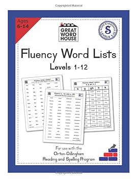 Paperback Fluency Word Lists: An Orton-Gilligham Reading Resource for Dyslexia Book