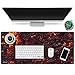 Anpollo Extended Large Speed Gaming Mouse Pad Gaming XXL Large Carpet Mouse Mat Pad 35.4x15.7x0.12inches Dimensions with Non-Slip Rubber-Lava