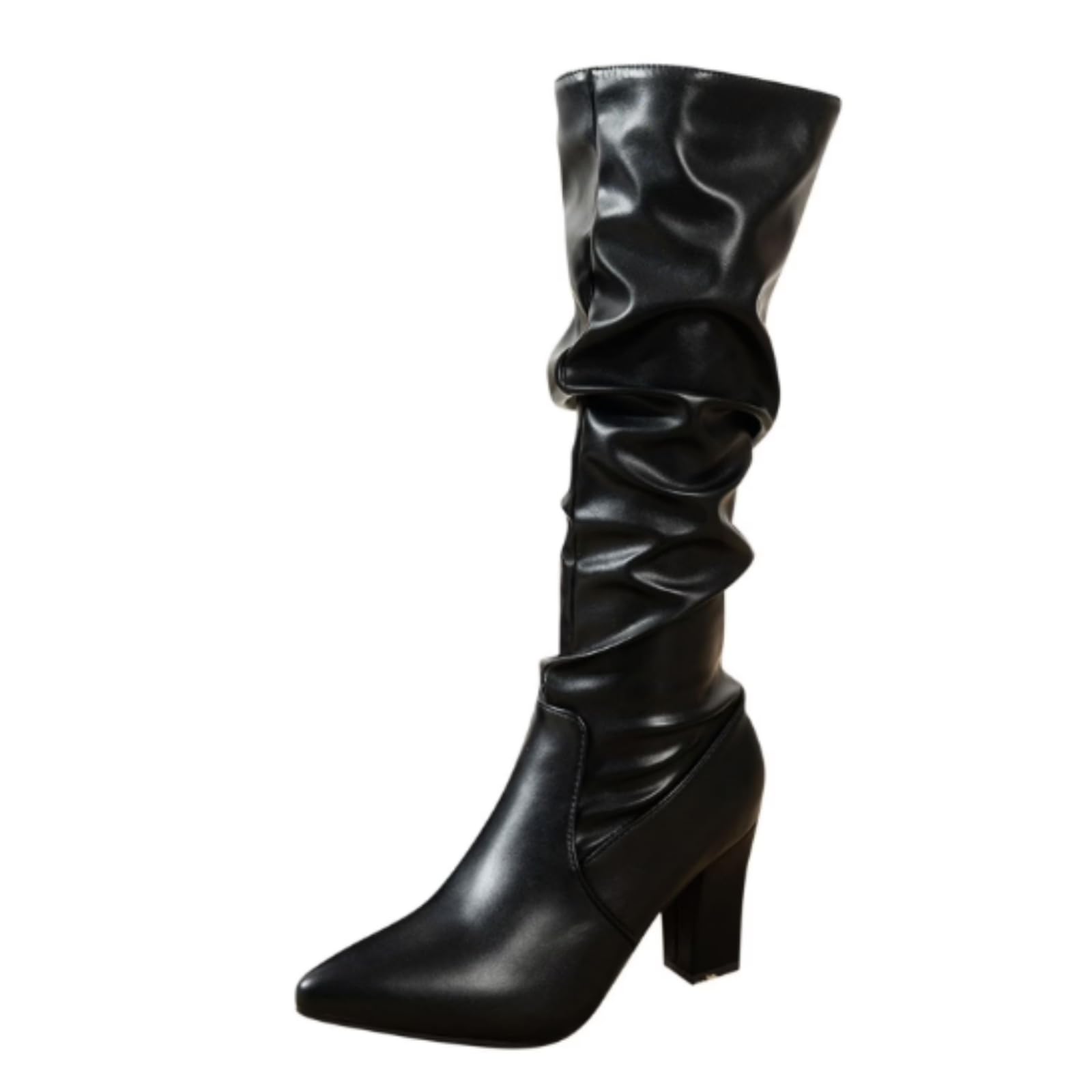 Stivali western da donna, alla moda, con punta appuntita