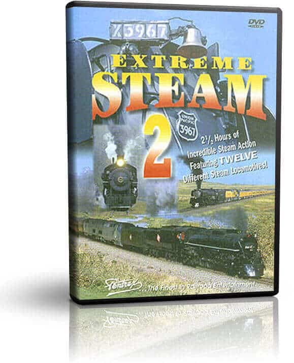 Extreme Steam 2, A full dozen steam locomotives pulling trains across America