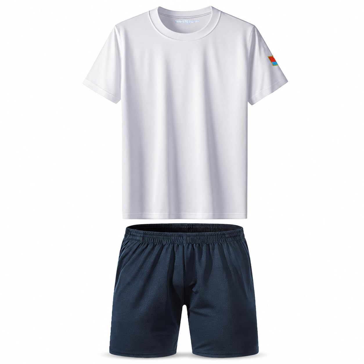 Set Atletico Tuta Sportiva Estiva, Bianco, Bianco, C