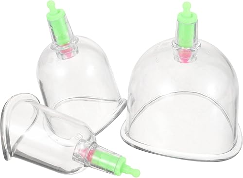 EXCEART Herramientas faciales La succión proporcionada por la máquina de ventosas al vacío relaja los músculos, mejora la sangre y calma el sistema