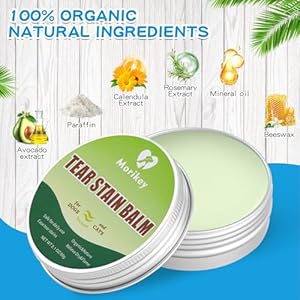 Pet Tear Stain Remove Balm21oz 100 Organic  Natural Planted Balm Soother  Moisturizer Eye Care for Dogs and Catsrelief Eye Area Dry Tear Staingentle and Nonirritation  Cucciolini Doodles Pet tear stain remove balm2 1oz 100 organic  natural planted balm soother  moisturizer eye care for dogs and catsrelief eye area dry tear staingentle and non irritation   cucciolini doodles