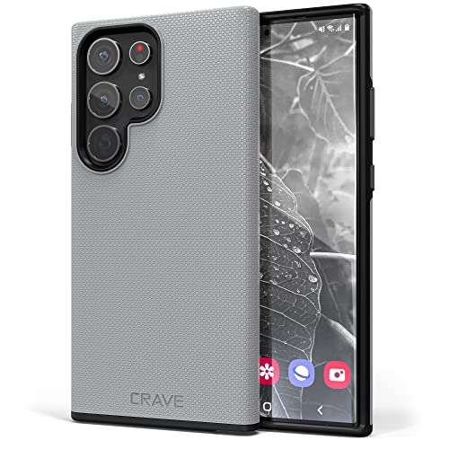 Image of Crave for Samsung Galaxy S23 Ultra Case, Shockproof Protection Dual Layer Case for Samsung Galaxy S23 Ultra (6.8 inch) - Slate