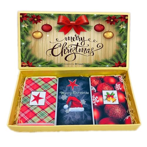 Image of Expelite Beautiful Christmas Chocolate Gift boxes - 3 Pieces Merry Christmas Chocolae Gift Bars Bars (3 Units)