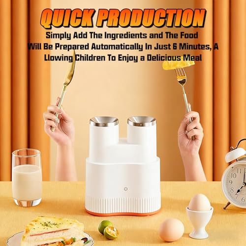 Automatic Electric Egg Roll Maker with Dual Tubes & 360° Heating, Rapid Production in Just 6 Minutes, Perfect for Home or Commercial Use - Image 2