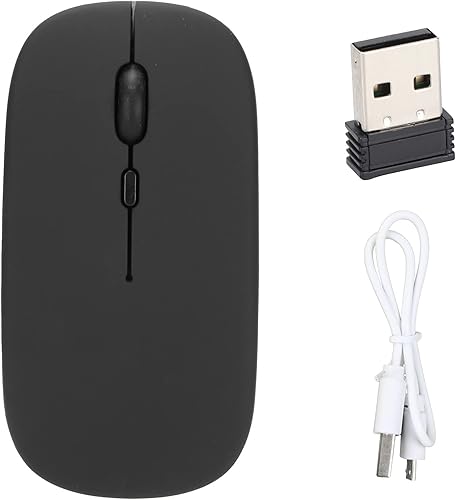 Miniatura 6 de ciciglow Ratón inalámbrico ergonómico recargable DualMode 2.4G Accesorios ópticos para computadora
