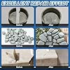 Stone Glue 30 g, Marble Glue Instant, with Anti-Clog Cap, Strong Clear Adhesive for Marble, Granite, Artificial Stone, Tile, DIY, Waterproof, Heat-Resistant