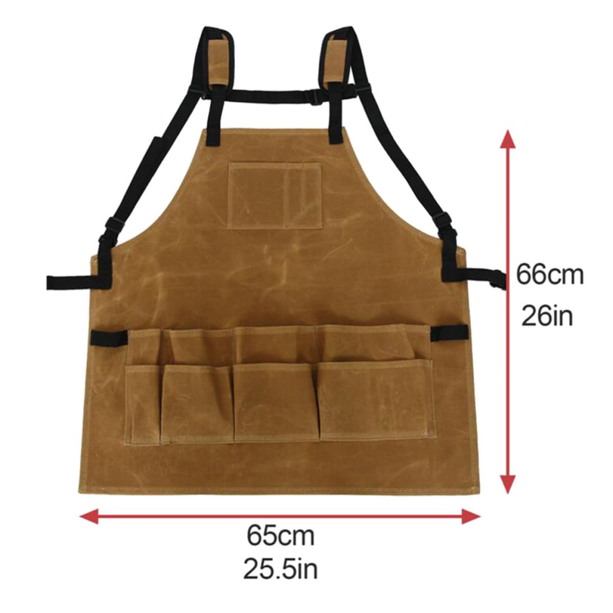 Delantal de Cocina de Lona Pu Ajustable, Resistente al Aceite para Hogar