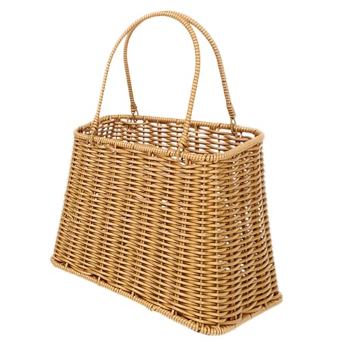 GALPADA Handgefertigter Leichter Handlicher Einkaufskorb aus Feinem...