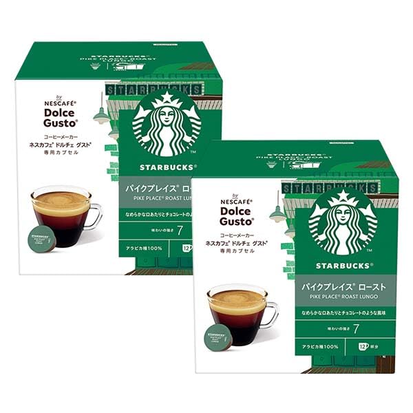 スターバックス ハウスブレンド パイクプレイス ドルチェグスト カプセル ２箱 Amazon.co.jp: ネスカフェ ドルチェグスト 専用カプセル