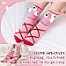 Jamntower Crazy Silly Funny Wacky Socks Monster Socks 3D Eyes Novelty Fashion Cartoon Fuzzy for Gifts, Party Costume(Pink,M,Character)
