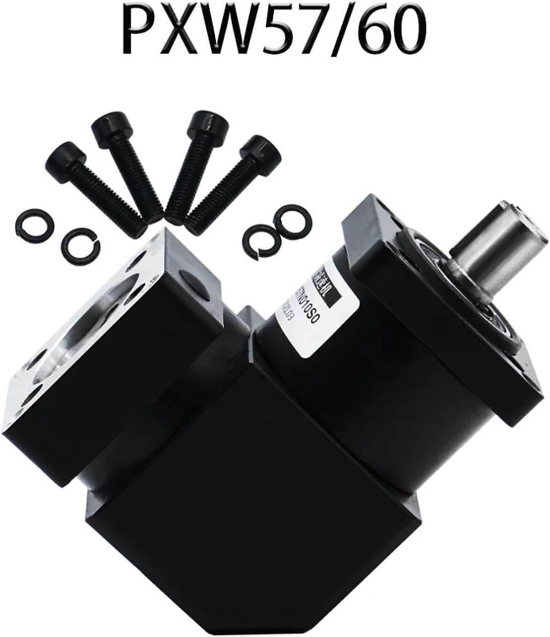 1pcs Nema 23 NEMA24 Stepper Motor Stepping 90 Degree Right Angle Servo Planetary Speed Reducer PXW57/60 Gearboxes for Machine Tools